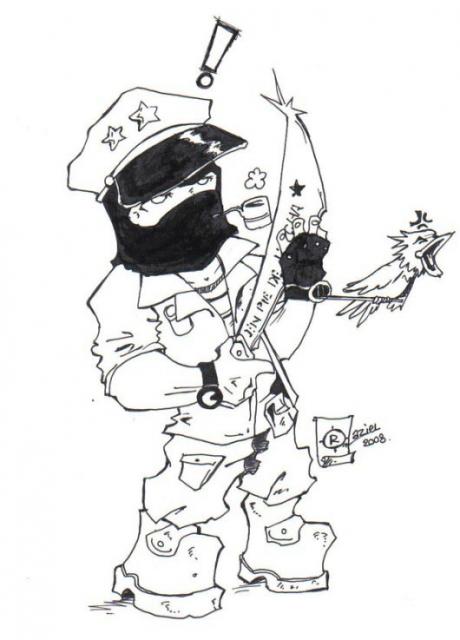 SubComandante Marcos by razielblackdragon Watch Cartoons & Comics / Traditional Media / Cartoons / Drawings