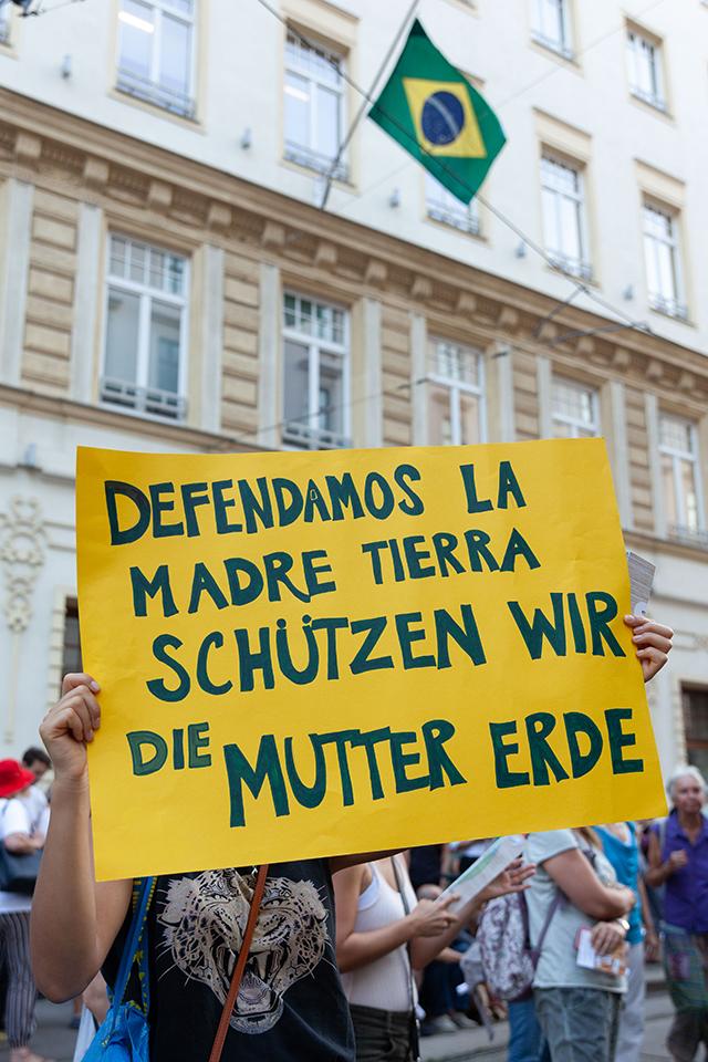 Demo auf der Straße